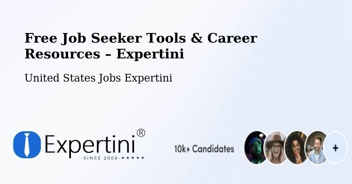 Free Job Seeker Tools & Career Resources – Crystal - Crystal, United States Jobs Expertini